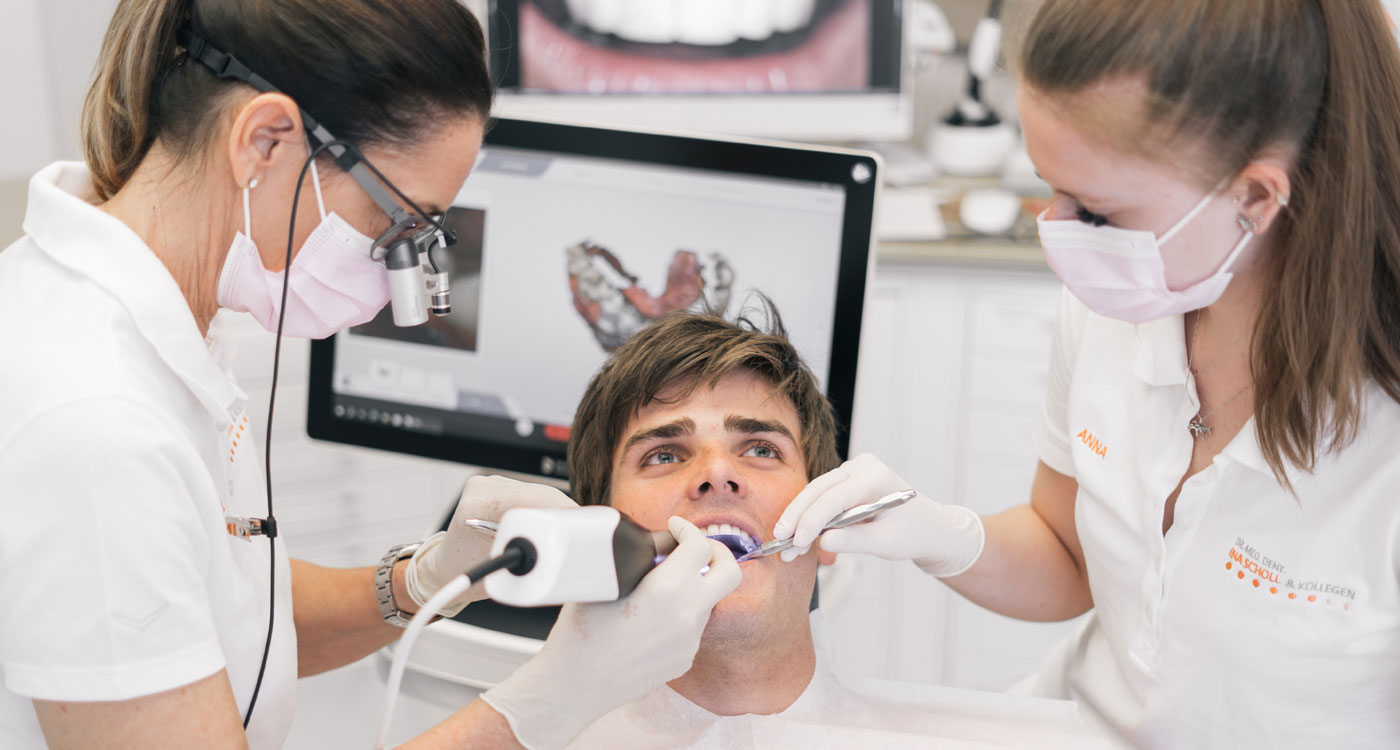 Digitaler Zahnersatz in der Zahnarztpraxis Dr. Ina Scholl & Kollegen in Deisenhofen